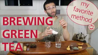 How to brew green tea in a glass; it sounds easy, it is not, but give great results!