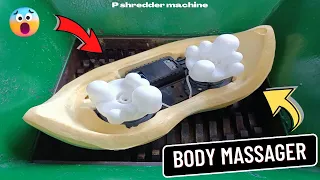 Body Massager Machine vs Fast Shredder Machine | Amazing ASMR Sound