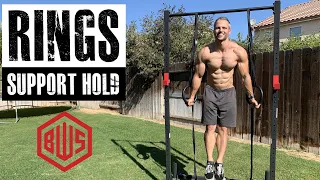 Ring Training progression 1: support position on rings