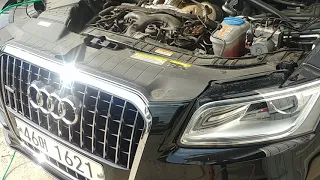 Audi q5 45 tdi brown gas carbon cleaning
