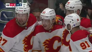 Troy Stecher 3-3 Goal vs Vancouver Canucks | March 31st, 2023 | Calgary Flames