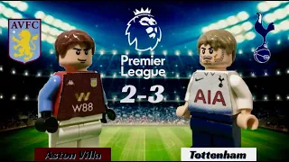 Aston Villa 2-3 Tottenham | Highlights in LEGO