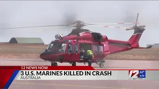 3 Marines killed, 20 injured in aircraft crash in Australia