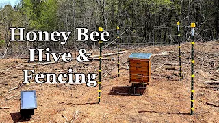 Our Bees Arrived - Hive and Electric Fence Installation