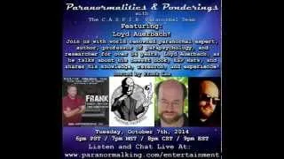 Paranormalities & Ponderings Radio Show featuring guest Loyd Auerbach!