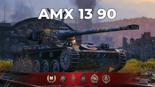 AMX 13 90 8 ФРАГОВ, 4К ДАМАГИ ЗА 6 МИНУТ НА ГОРОДСКОЙ КАРТЕ ОТ ЛТ | Химмельсдорф | World of Tanks