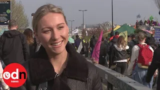 London commuters react to Extinction Rebellion climate protest gridlock