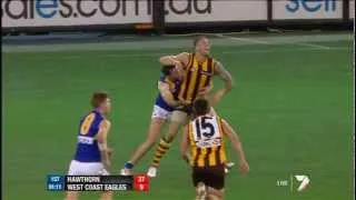 Six big plays - Hawthorn v West Coast - AFL