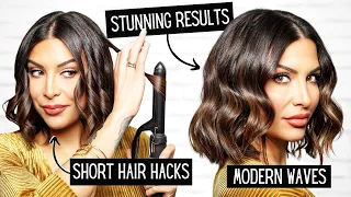 How to Wave Short Hair with a Curling Iron | Quick & Easy!