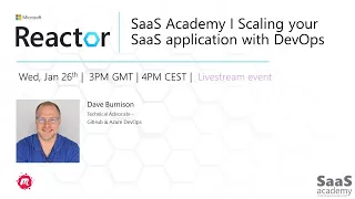 SaaS Academy I Scaling your SaaS application with DevOps