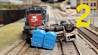 HO Scale Fails and Derailments 2!