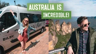 Australian Road Trip BEGINS! - Koalas, Blue Mountains & More 😍| Wild Kiwi Tours / Absolute Aussie