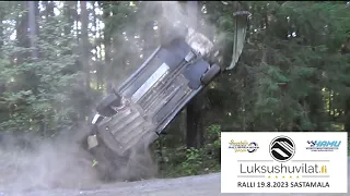 Luksushuvilat.fi Ralli 2023 (Crashes & action)