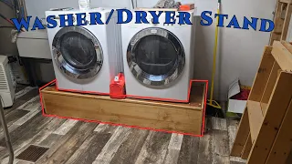 DIY Washer Dryer Stand/Platform