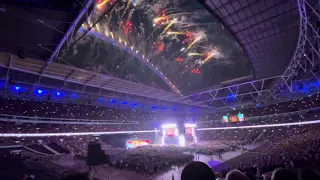 Will Ospreay AEW ALL IN 2023 Entrance Wembley Stadium London