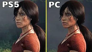 Uncharted Legacy of Thieves Collection PC Vs PS5 Graphics Comparison