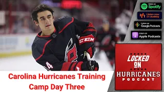 Carolina Hurricanes 2022 training camp day 3 recap