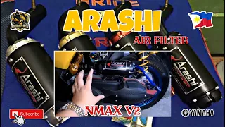 Arashi Airfilter for NMAX V2 | Pogi tingnan!