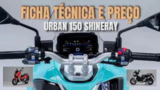 Mais detalhes do aventureiro Urban 150cc, o lançamento Shineray do Brasil