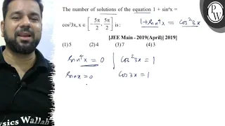 The number of solutions of the equation ( 1+sin ^{4} x= ) ( co...