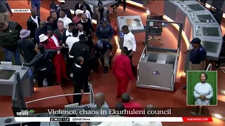 Ekurhuleni council meeting disintegrates into chaos