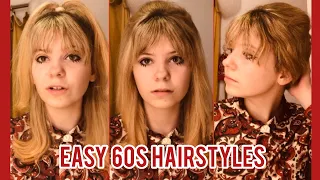 3 easy 60's hairstyles