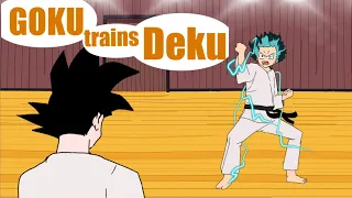 What if Deku was trained by Goku