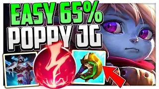 EASY 65% WR Poppy Jungle BUILD! How to CONSISTENTLY Poppy Jungle Season 12 League of Legends