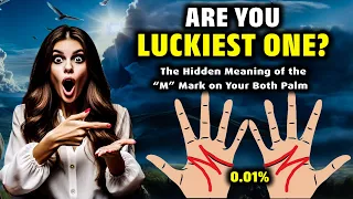 ARE YOU LUCKIEST ONE? The Hidden Meaning of the “M” Mark on Your Both Palm Revealed | Manifestation