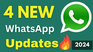 4 New WhatsApp Updates | Amazing features Updated Check Now || WhatsApp Latest Update