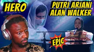 Unbelievable Reaction: Alan Walker X Putri Ariani - Hero