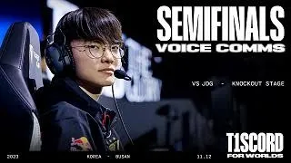 Voice Comms 「SUB ESP」 Semifinal WORLDS 2023 | T1 vs JDG