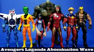 Marvel Legends Avengers Gamerverse Abomination Wave Hasbro Iron Man, Leader, Mach-1, Rage Review