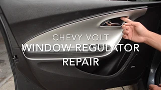 Chevy Volt Window Regulator Replacement DIY