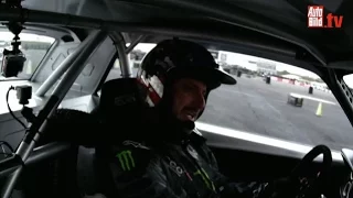 Unfall Ken Block crasht  GRIP-Moderator Matthias Malmedie