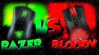 НОВАЯ МЫШКА?!!😻 RAZER vs BLOODY 🥳 [RuHypixel Sky Wars Mini-Game Minecraft]