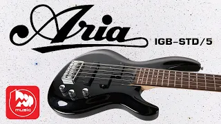 [Eng Sub] Aria IGB-STD/5 five-string bass guitar