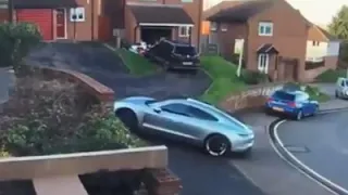 Porsche Taycan whoops crash at home