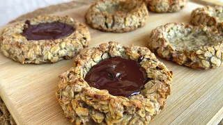 Dessert without sugar and flour! Just take some oatmeal! 2 easy homemade cookie recipes!