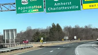 Drive by Liberty university Lynchburg Virginia 360 north bound