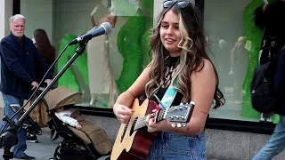 Saibh Skelly Shines on Grafton Street with "Mr Brightside"... (The Killers) cover.