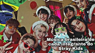 Músicas brasileira de cada integrante do Stray Kids