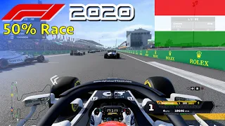 F1 2020 - Tsunoda Career Mode #13: 50% Race Hungary | PS5