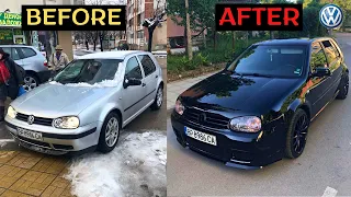 Building a VW Golf 4 1.9TDI In 3 Minutes | Project Car Transformation