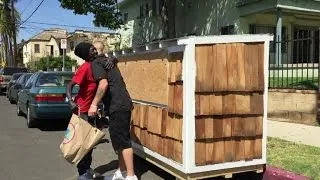 Man Builds Tiny House for Homeless Grandmother Sleeping in the Dirt