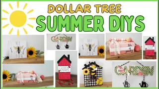 Summer Dollar Tree home decor ideas cute and easy! 🌞