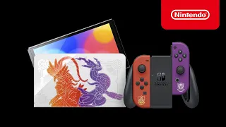 Die Nintendo Switch – OLED Modell – Pokémon Karmesin & Purpur-Edition ist ab 4. November erhältlich!