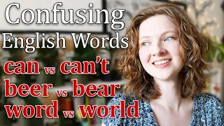 The most commonly confused and mispronounced words in English (ESSENTIAL LESSON!)