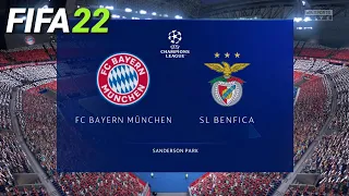 FIFA 22 - FC Bayern München vs SL Benfica @ Sanderson Park