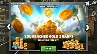 😍 FREE GIFT !! I REACH GOLD RANK & I GOT FREE GIFT IN - Hill Climb Racing 2